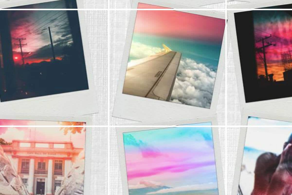 2. Desain white border lukisan