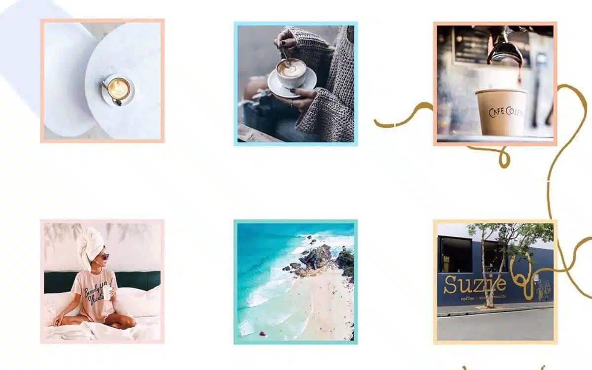 Desain Konten Instagram Kekinian 8 7. desain mix border