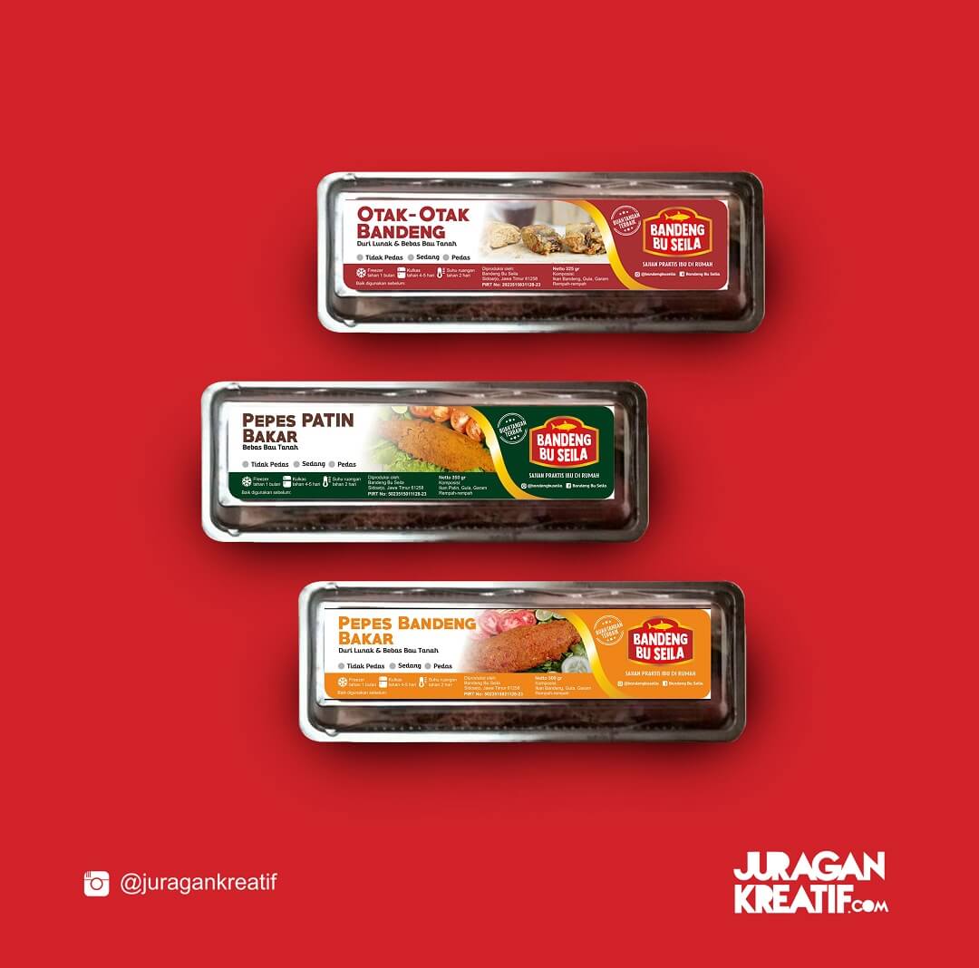 Bandeng Bu Seila - Packaging Stikcer