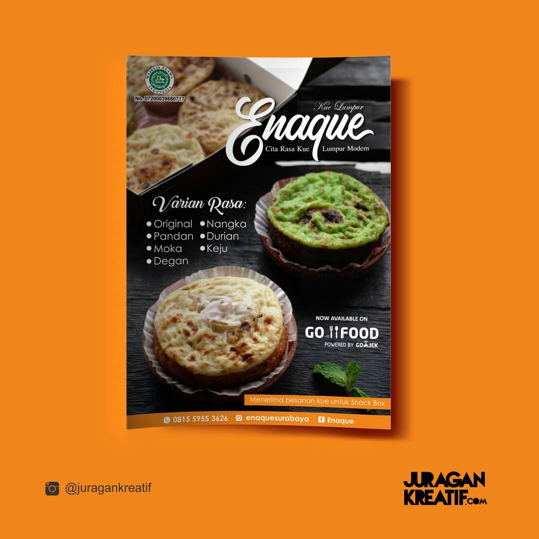 Kue Lumpur Enaque - Brosur