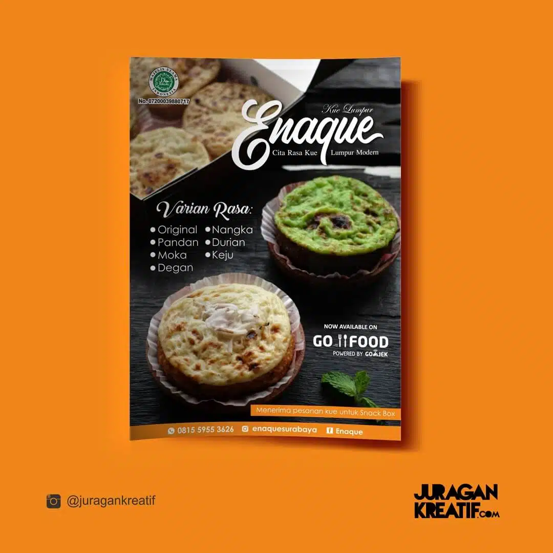 Kue Lumpur Enaque - Brosur