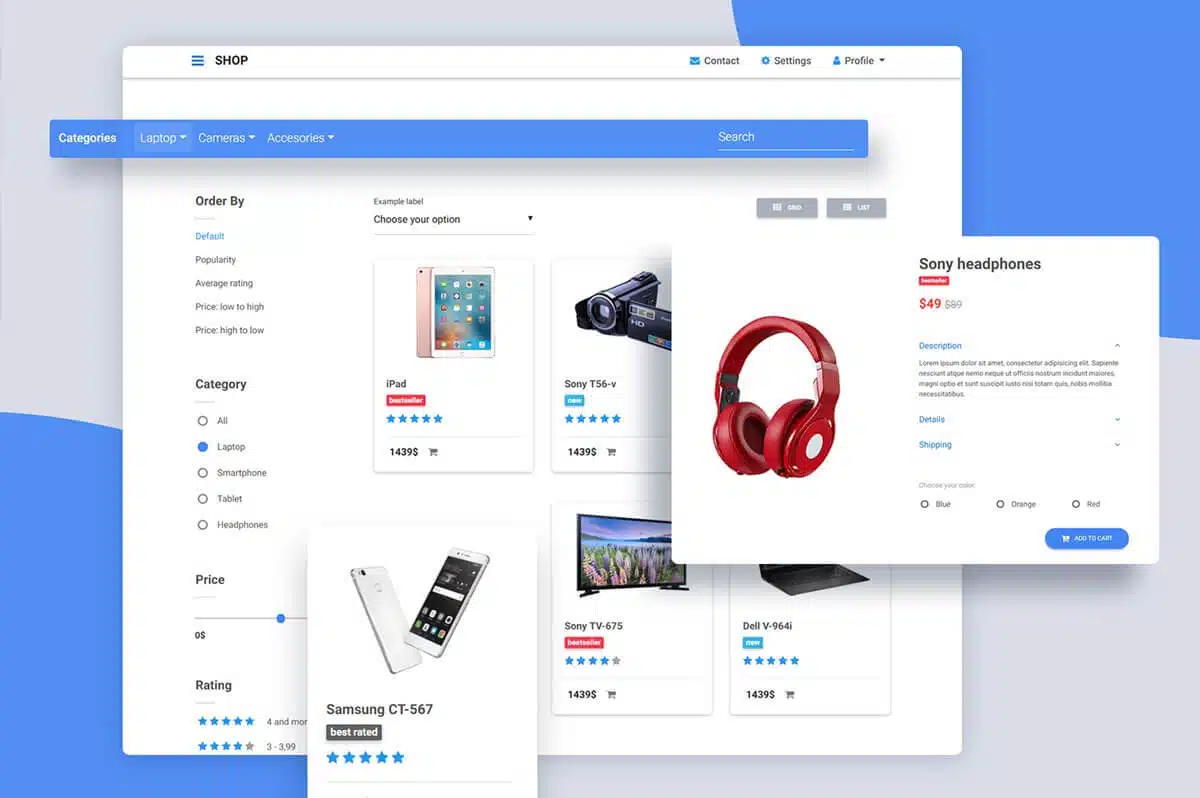 Hal yang Harus Diperhatikan Dalam Pembuatan Website E-Commerce 3 Tampilan