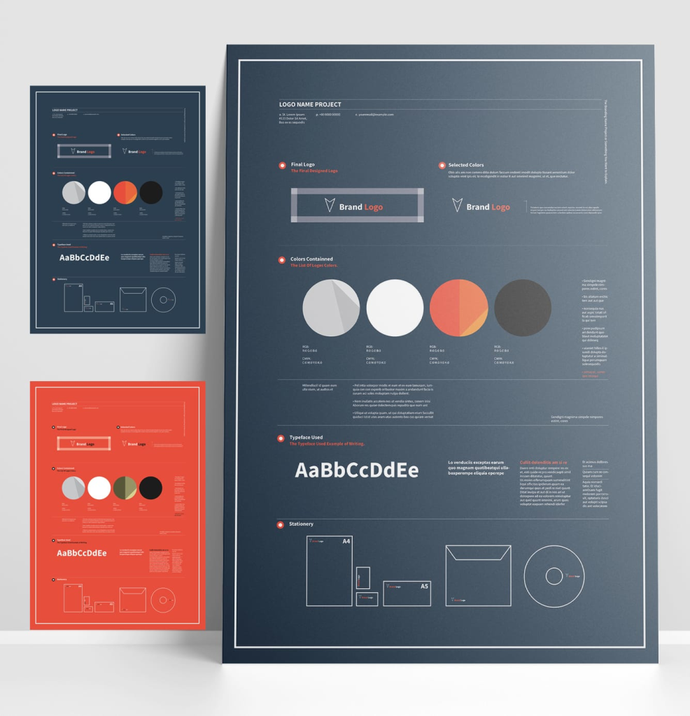 Brand guidelines templates