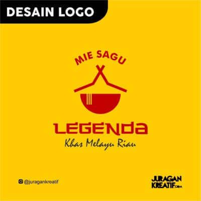 Desain Logo Mie Sagu Legenda (2)