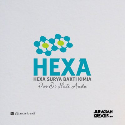 Hexa Kimia - Logo Grey